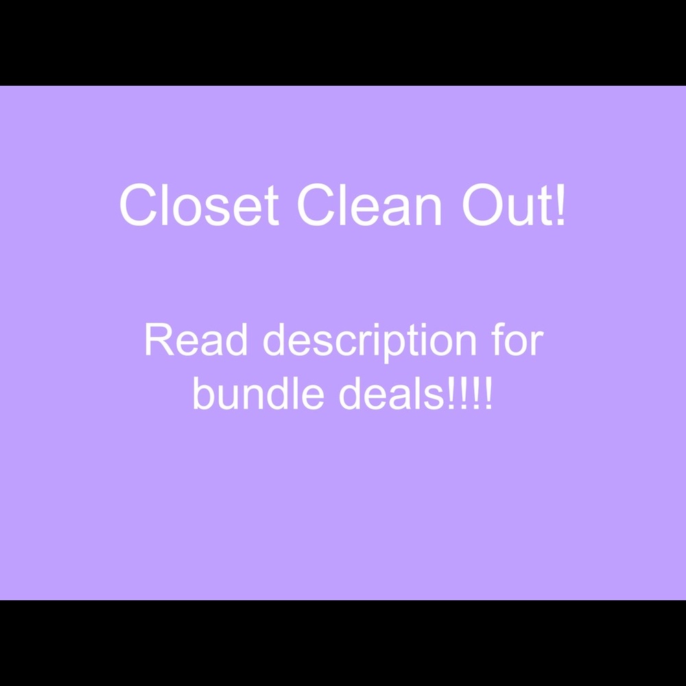 Everything must go!!